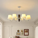 Axyaa Luxury Cloth Cover Chandelier for Living Room, Dining & Bedroom