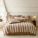 Axyaa Winter Zebra Flower Velvet Bedding Set 5D Print Quilt Cover Pillowcase