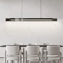 Axyaa Glass Pendant Light: Modern Minimalist Art Shadow Design