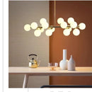 Axyaa Glass Bubble Ball Nordic Luxury Chandelier