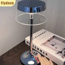 Axyaa Chrome Rechargeable LED Desk Lamp for Home Decor and Lighting