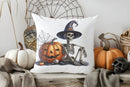 Axyaa Halloween Trick or Treat Pillow Cover for Sofa, Bedroom, Car - Cushion Cover