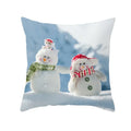 Snowman Pillow Cover Winter Home Decor Cushion Covers by Axyaa