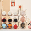Axyaa Stackable Water Bottle Holder Beverage Organizer Rack for Home Organization