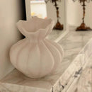 Axyaa French Lace Ceramic Vase for Elegant Flower Arrangements