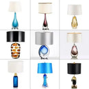 Axyaa Nordic Glaze Table Lamp LED Light Living Room Bedroom Study Hotel