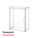 Axyaa Acrylic Stackable Storage Box with Magnetic Lid Transparent Showcase Organizer