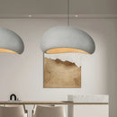 Axyaa White Wabi Sabi Pendant Lamp Suitable for Kitchen, Dining, Living Room