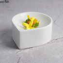 Axyaa Solid Color Ceramic Snack Plate - Simple Kitchen Serving Tray