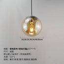 Axyaa Modern Glass Chandelier Bar Counter Restaurant Hanging Lights