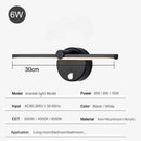Axyaa Rotating Indoor LED Wall Lamp for Home, Bedroom, Bedside, Mirror with Switch