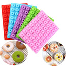 Axyaa 48 Hole Chocolate Donut Silicone Mold Pastry Decorating Tools