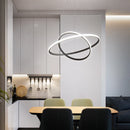 Axyaa Modern 4-Lamp LED Pendant Chandelier in 4 Colors