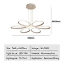 Axyaa LED Chandelier Ceiling Light for Home Decor Lighting in Various Rooms