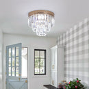 Axyaa Crystal K9 Ceiling Pendant Light Modern Chandelier for Kitchen Living Room