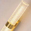 Axyaa Crystal Wall Lamp: Modern Luxury LED Wall Light for Hotels & Homes