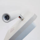 Axyaa Modern LED Wall Sconces, 350° Swivel, Up Downlight, 6500K White and 3000K Light