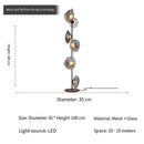 Axyaa Luxury Glass Floor Lamp for Elegant Living Space