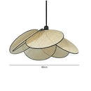 Axyaa Lotus Leaf Bamboo Weaving Chandelier Zen Tea Room Japanese Restaurant Lamp