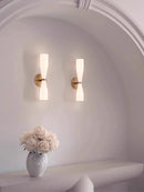 Axyaa Copper Wall Lamp for Living Room, Hallway, Bedroom - Minimalist Light Luxury