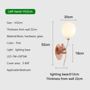 Axyaa Glass Balloon Bear Wall Lamps for Children's Room Lighting