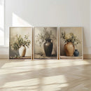 Retro Olive Tree Hydrangea Eucalyptus Art Prints by Axyaa - Home Decor & Wall Art