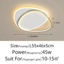 Axyaa Modern LED Ceiling Light with Remote Control - Nordic Style Home Decor