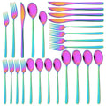 Axyaa Black & Gold Stainless Steel Cutlery Set - 20 Pieces