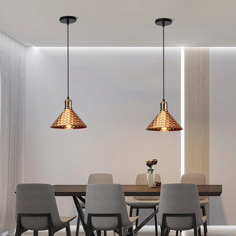 Axyaa Retro Chandelier Industrial Hanging Lamp Modern Pendant Light