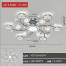 Axyaa Starry Sky Chandelier LED Ceiling Lamp for Modern Nordic Living Room