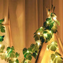 Axyaa LED Tropical Palm Leaves String Lights for Jungle Wedding Decor
