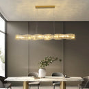 Axyaa Crystal Chandelier Pendant Light for Living Room Dining Room Ceiling Lighting