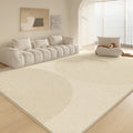 Axyaa Cream Style Carpet, Waterproof, Anti-Slip, Soft Rug