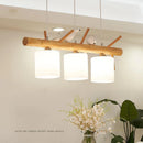 Axya Solid Wood Chandelier with LED Birds - Nordic Minimalist Kitchen Dining Decor