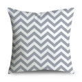 Axyaa Gray Lumbar Pillows - 45X45CM Damask Geometry Floral Stripes Plaids Print