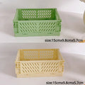 Axyaa Foldable Storage Crate: Portable Stackable Organizer Box for Makeup, Jewelry, and Toys