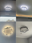 Nordic Geometric LED Ceiling Lamp by Axyaa - Modern Minimalist Bedroom Designer Lighting
