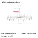 Axyaa LED Ceiling Chandelier: Modern Home & Office Pendant Lamp Fixture