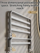 Axyaa Space Aluminum Towel Rack | Wall Mount Bathroom Storage Shelf