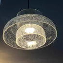 Axyaa Cracked Glass Pendant Light for Modern Indoor Decor