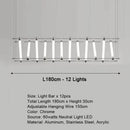 Axyaa LED Dining Room Chandelier for Modern Spaces