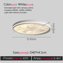Axyaa 2024 LED Ceiling Lamp: Modern Nordic Style for Bedrooms, Living Rooms & Dining Rooms