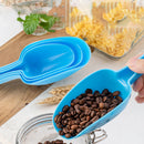 Axyaa Plastic Ice Shovel Set For Baking & Kitchen - 3 Piece Candy Colors