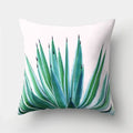 Axyaa Tropical Plant Green Leaves Cactus Pillowcase Living Room Sofa Cushion Cover
