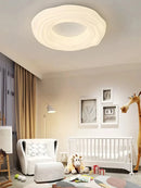 Axyaa Cream Cookie Bedroom LED Ceiling Light