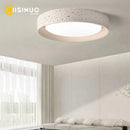 Axyaa Stone Ceiling Light: Vintage Cream Style LED Lamp for Living Room, Bedroom, Hallway