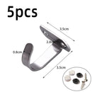 Axyaa Stainless Steel Heavy Duty Ceiling Hooks 5 Pack