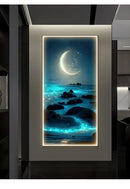 Axyaa Moon Wave Wall Lamp for Home Decor
