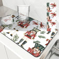 Axyaa Christmas Nutcracker Absorbent Kitchen Mat