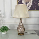Ceramic Shell LED Table Lamp for Bedroom & Living Room - Axyaa Brand